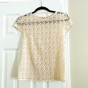 4 for $10 Loft Floral Lace Sheer Top Blouse